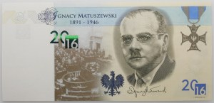 PWPW - 2016 Ignacy Matuszewski