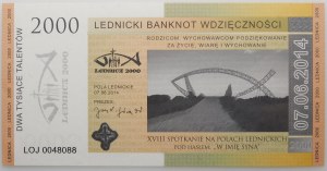 PWPW - 2000 talents - Lednica gratitude bill (2014)