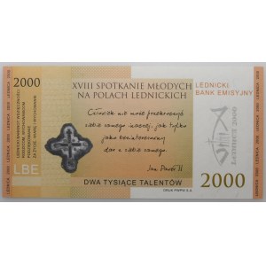 PWPW - 2000 talentów - lednicki banknot wdzięczności (2014)