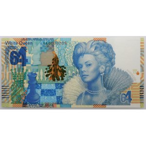 PWPW - SZACHY - niski nr AA 0000209 - FOLDER MAŁY