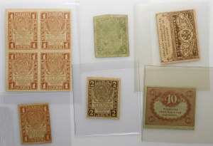 Russia/RSFSR - SOLUTION TICKETS - set - 1917, 1919, 1921.