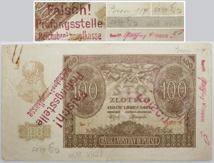 100 gold 1940 - ser. C - FORGERY - CAUGHT - VERY RARE