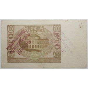 100 złotych 1940 - ser. C - FAŁSZERSTWO - WYŁAPANE - BARDZO RZADKIE