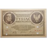 1000 marek 17.05.1919 - FAŁSZERSTWO - ZNAK WODNY - WYŁAPANE