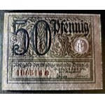 Danzig - 50 fenig 1919 - green - UNGÜLTIG - RARE