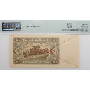 10 złotych 1948 - ser. AA - SPECIMEN