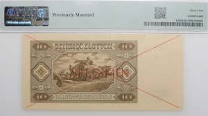 10 gold 1948 - ser. AA - SPECIMEN