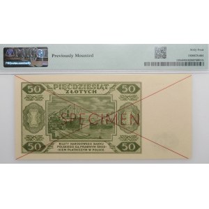 50 zloty 1948 - ser. AA - SPECIMEN