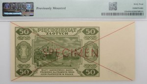 50 zloty 1948 - ser. AA - SPECIMEN