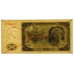 50 zloty 1948 - ser. AA - SPECIMEN