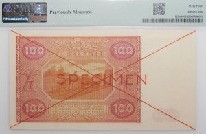 100 zloty 1946 - ser. A - SPECIMEN