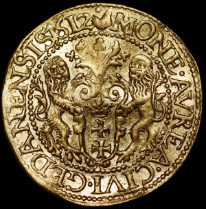 Sigismund III Vasa, Ducat 1612, Gdansk - beautiful and rare
