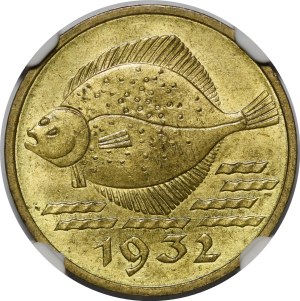 5 fenig Flounder 1932
