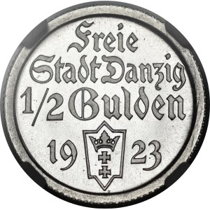 1/2 guldena 1923 - LUSTRZANA