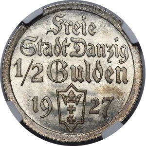 1/2 guldena 1927