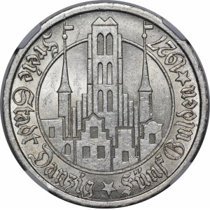 5 guldenów 1927 Kościół -