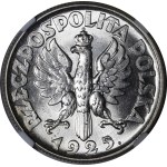 2 złote Kobieta i kłosy 1925 Londyn - kropka