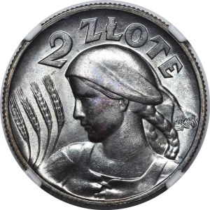 2 gold Woman and ears 1925 London - dot