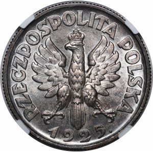 2 złote Kobieta i kłosy 1925 Londyn - kropka