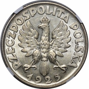 2 złote Kobieta i kłosy 1925 Filadelfia - bez kropki
