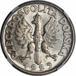 2 złote Kobieta i kłosy 1925 Filadelfia - bez kropki
