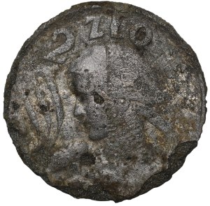 2 gold Woman and ears - FALSE FROM THE ERA