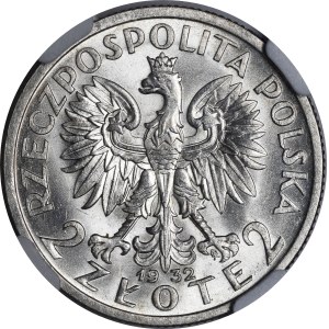 2 złote Głowa Kobiety 1932