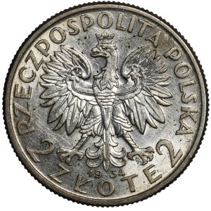 2 Gold Female Head 1934