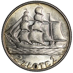 2 gold Sailing ship 1936