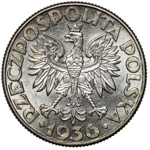 2 złote Żaglowiec 1936