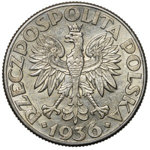 2 złote Żaglowiec 1936