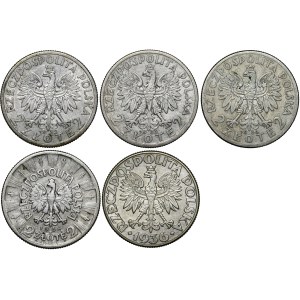 SET of 2 gold - 5 pieces