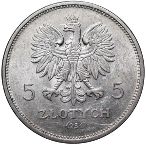 5 złotych Nike 1931 - RZADKA - ex. KAROLKIEWICZ