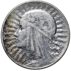 5 Gold Female Head 1932 ZZM Warsaw