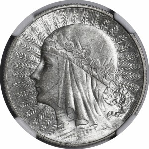 5 Gold Female Head 1932 BZM