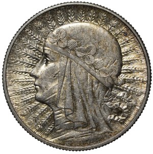 5 Gold Female Head 1932 BZM