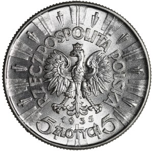 5 gold Pilsudski 1935 - EXCELLENT