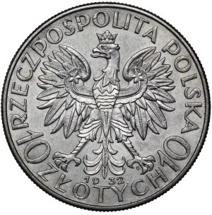 10 Gold Female Head 1932 ZZM
