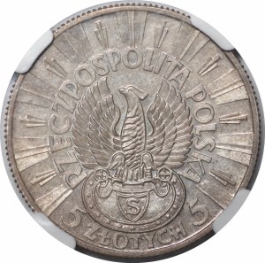 SAMPLE 5 gold Pilsudski 1934 - SILVER