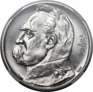 SAMPLE 5 gold Pilsudski 1934 - SILVER - LUSTRADES