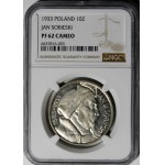PRÓBA 10 złotych Sobieski 1933 - SREBRO - LUSTRZANY