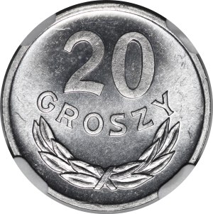 20 pennies 1976 - larger numbers in the date