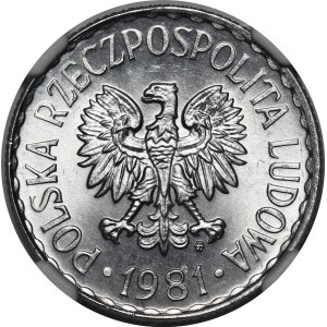 1 złoty 1981