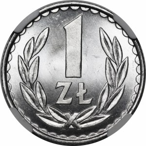 1 zloty 1982 - thick date