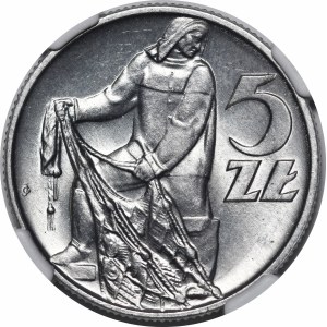 5 złotych Rybak 1959