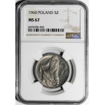 5 złotych Rybak 1960