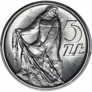 5 złotych Rybak 1971