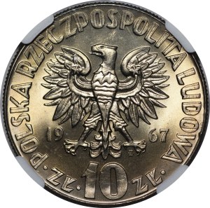 10 zloty Nicolaus Copernicus 1967