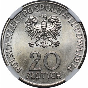 20 złotych XXV LAT RWPG 1974