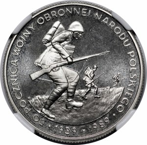 500 zloty 50.Anniversary of the Defensive War of the Polish Nation 1989